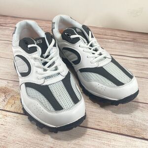 NWOT  Mt. Emey By Apis Comfort Shoes Men's Size 12 D - White 9702-3L